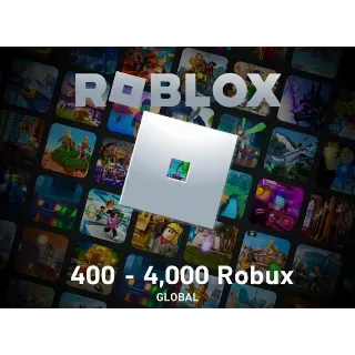 Купить 400 - 4000 Робуксов Roblox Дёшево | Глобал | Gamepass