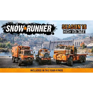 Купить SnowRunner - Season 16: High Voltage - Epic Games DLC