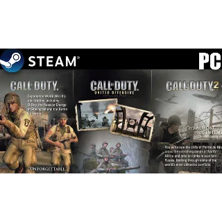 Купить CALL OF DUTY (2003) + COD2 + UNITED・STEAM・PC・НА 90 ДН