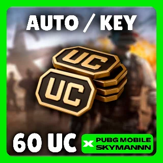 Купить 24/7 АВТО | 60 UC КЛЮЧ | PUBG Mobile GLOBAL