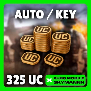 Купить 24/7 АВТО | 325 UC КЛЮЧ | PUBG Mobile GLOBAL