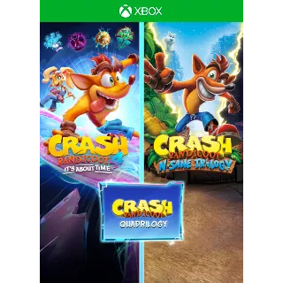 Купить Crash Bandicoot 4 Quadrilogy Bundle Xbox Аренда 7 дней