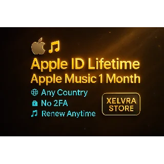 Купить Apple ID + Apple Music 1М 🎵 | Любая страна Lifetime ID