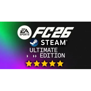 Купить EA SPORTS FC 26 — ULTIMATE EDITION・STEAM・PC・НА 90 ДНЕЙ