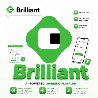 Купить Подписка на премиум аккаунт Brilliant 1-12месяцев