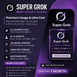 Купить Обновление/продление xAI SuperGrok/Heavy Grok 4 | ПОЛНА