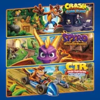 Купить Crash + Spyro Triple Play Bundle на PS4 и PS5 П2 П3
