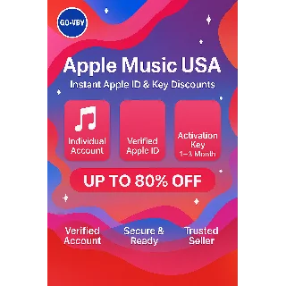 Купить Apple Music США или ключ |Apple ID США Подтверждённый 🚀