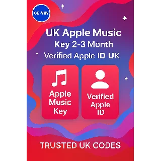 Купить 🍎 Ключ Apple Music UK 2–3 мес|Подтверждённый Apple ID 🚀