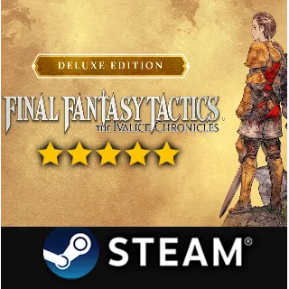 Купить FINAL FANTASY TACTICS・DELUXE ED.・ВСЕ DLC・STEAM・PC