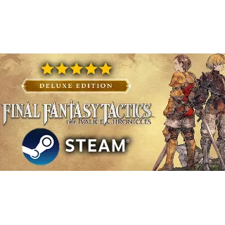 Купить FINAL FANTASY TACTICS・DELUXE ED.・ВСЕ DLC・STEAM НА 90 ДН