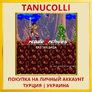 Купить Arcade Archives RASTAN SAGA PS4/PS5/PS Турция/Украина