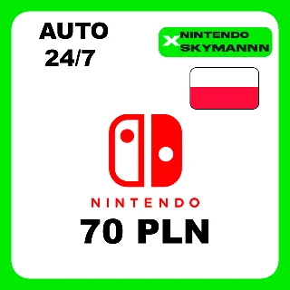 Купить АВТО КАРТА ПОПОЛНЕНИЯ Nintendo eShop 70 PLN ПОЛЬША 24/7