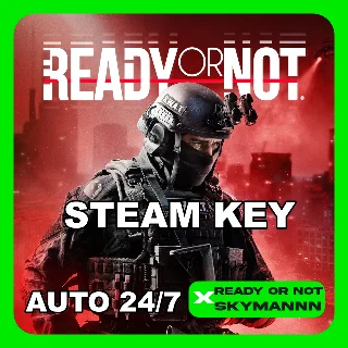 Купить Ready or Not STEAM КЛЮЧ | РФ+CНГ АВТОДОСТАВКА 24/7