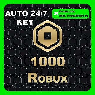 Купить 1000 ROBUX КАРТА ПОПОЛНЕНИЯ ROBLOX GLOBAL АВТО 24/7