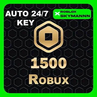 Купить 1500 ROBUX КАРТА ПОПОЛНЕНИЯ ROBLOX GLOBAL АВТО 24/7