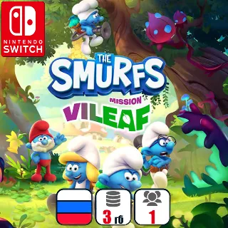 Купить The Smurfs Mission Vileaf | Nintendo Switch 1/2