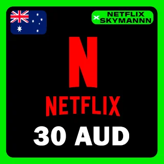 Купить АВТО Карта пополнения Netflix 30 AUD АВСТРАЛИЯ 24/7