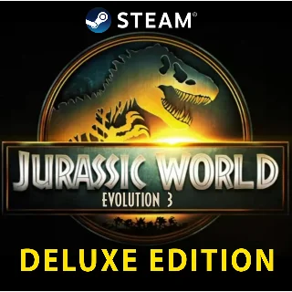 Купить JURASSIC WORLD EVOLUTION 3・DELUXE・ВСЕ DLC・STEAM・PC