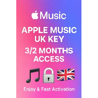 Купить 🇬🇧Apple Music UK Key - 3/2 месяца доступа 🔑 готов 🚀
