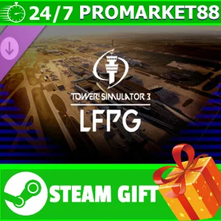 Купить ️ВСЕ СТРАНЫ+РОССИЯ️ Tower! Simulator 3 - LFPG Airport