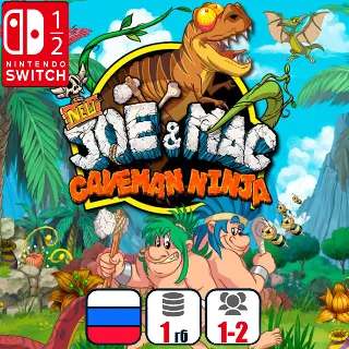 Купить NEW Joe  Mac - Caveman Ninja | Nintendo Switch 1/2