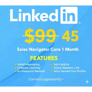 Купить LinkedIn Sales Navigator Core – подписка на 1 -12 месяц