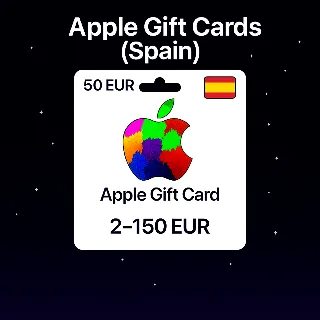 Купить Apple Gift Cards (Испания) 2–250 EUR | Коды пополнения