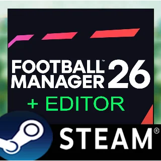 Купить FOOTBALL MANAGER 26 + РЕДАКТОР・ВСЕ ДОПОЛНЕНИЯ・STEAM・PC