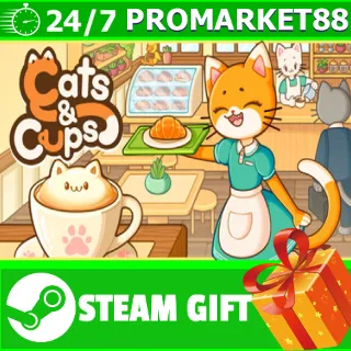 Купить ️ВСЕ СТРАНЫ+РОССИЯ Cats  Cups STEAM GIFT