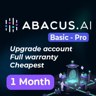 Купить Abacus AI | Подписка (Basic/Pro) + кредиты на 1 месяц