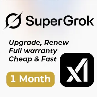 Купить Grok xAI | Подписка SuperGrok 4 | 1 месяц