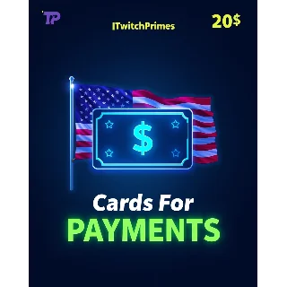Купить 🚀 20$ Карта для оплат Любых зарубежных сервисов 💳