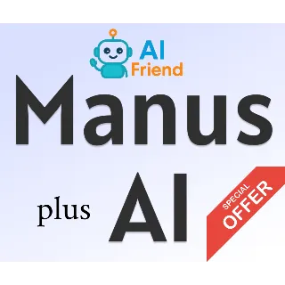 Купить Manus AI PLUS Weekly 2500 Credits