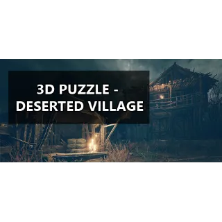 Купить 3D PUZZLE - Deserted Village (STEAM KEY/REGION FREE)