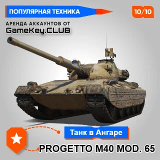 Купить PROGETTO M40 MOD. 65 В АНГАРЕ - МИР ТАНКОВ - LESTA.RU