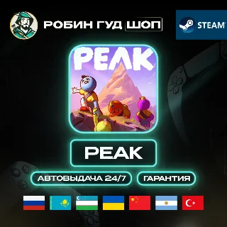 Купить PEAK STEAM GIFT GLOBAL АВТО 24/7