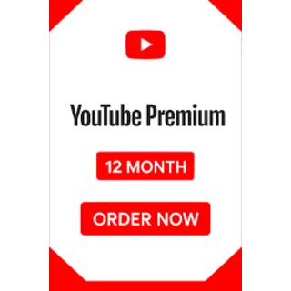 Купить YouTube Premium: пополнение счета на 12 месяцев