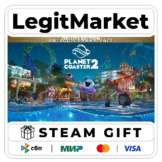 Купить Planet Coaster 2 DELUXE / Steam АВТО / РУ + МИР