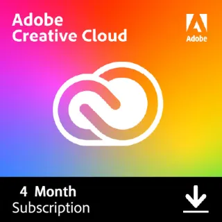 Купить Adobe Creative Cloud — 4 месячная частная учетная запись