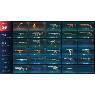 Купить VALORANT и League of Legends 💎 2 НОЖА • 36 скинов 🎁