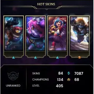 Купить LEAGUE OF LEGENDS + VALORANT | 405 лвл | 81 скин
