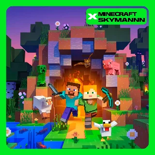 Купить MINECRAFT: JAVA  BEDROCK EDITION GLOBAL PC КЛЮЧ