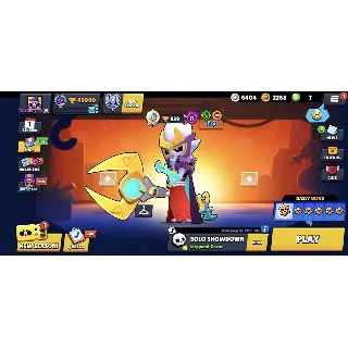 Купить Brawl Stars: 93 БРАВЛЕРА 💎 12 легенд | 49990 ТРОФЕЕВ 🎁
