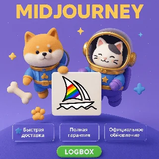 Купить MidJourney – Генератор AI-изображений, 1 месяц