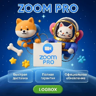 Купить Zoom Pro – Видеовстречи и AI Workspace, 1 месяц