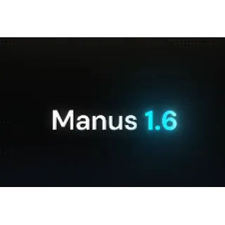 Купить Manus AI 1.6 PRO 2500 кредитов