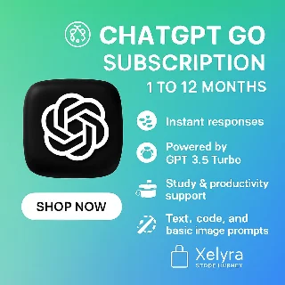 Купить 🧠 Подписка ChatGPT Go – от 1 до 12 месяцев
