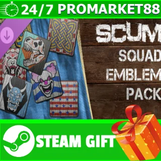 Купить ️ВСЕ СТРАНЫ+РОССИЯ SCUM Squad Emblem Pack STEAM GIFT