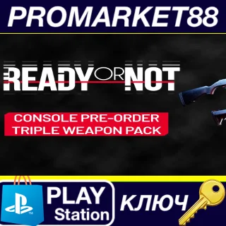 Купить Ready or Not - TRIPLE WEAPON PACK DLC EU (without DE) P